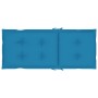 Garden chairs 6 units solid teak wood blue cushions by vidaXL, Garden chairs - Ref: Foro24-3065579, Price: 660,55 €, Discount: %