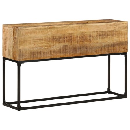 Rough mango wood console table 120x30x75 cm by vidaXL, Side tables - Ref: Foro24-320820, Price: 168,61 €, Discount: %