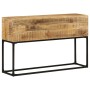 Rough mango wood console table 120x30x75 cm by vidaXL, Side tables - Ref: Foro24-320820, Price: 168,61 €, Discount: %