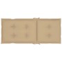 Gartenstühle 4 Einheiten aus massivem Teakholz, beige Kissen von vidaXL, Gartenstühle - Ref: Foro24-3065548, Preis: 445,95 €,...