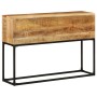 Rough mango wood console table 120x30x75 cm by vidaXL, Side tables - Ref: Foro24-320820, Price: 168,61 €, Discount: %