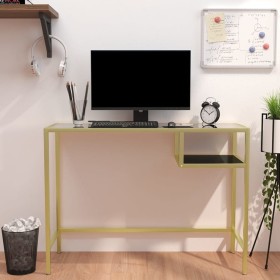 Transparent tempered glass desk 100x36x74 cm by vidaXL, Desks - Ref: Foro24-331626, Price: 74,17 €, Discount: %