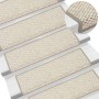 Self-adhesive sisal stair mat 15 pcs beige 65x21x4 cm by vidaXL, Stair mats - Ref: Foro24-326882, Price: 92,84 €, Discount: %