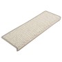 Alfombrilla autoadhesiva escalera sisal 15 uds beige 65x21x4 cm de vidaXL, Alfombrillas para escalones - Ref: Foro24-326882, ...