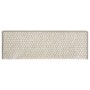 Alfombrilla autoadhesiva escalera sisal 15 uds beige 65x21x4 cm de vidaXL, Alfombrillas para escalones - Ref: Foro24-326882, ...