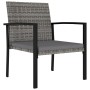 5-Piece Gray Synthetic Rattan Garden Dining Set by vidaXL, Garden sets - Ref: Foro24-3065712, Price: 242,29 €, Discount: %