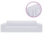 Stretch sofa cover for 4-seater polyester white jersey by vidaXL, Covers - Ref: Foro24-332951, Price: 30,08 €, Discount: %