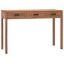 Solid teak wood desk 110x40x75 cm by vidaXL, Desks - Ref: Foro24-326134, Price: 173,54 €, Discount: %