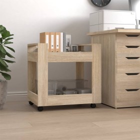 Sonoma oak plywood desk cart 60x45x60 cm by vidaXL, Cars and islands - Ref: Foro24-816603, Price: 45,99 €, Discount: %