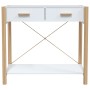 White plywood console table 82x38x75 cm by vidaXL, Side tables - Ref: Foro24-345666, Price: 64,99 €, Discount: %