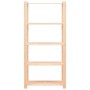 Shelving 5 levels 2 units solid pine wood 250 kg by vidaXL, Industrial shelving - Ref: Foro24-279404, Price: 158,78 €, Discou...