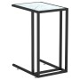 White marble transparent glass computer table 50x35x65cm by vidaXL, Side tables - Ref: Foro24-331652, Price: 37,40 €, Discoun...