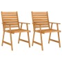 3-piece solid acacia wood garden dining set by vidaXL, Garden sets - Ref: Foro24-3057842, Price: 218,36 €, Discount: %