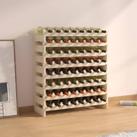 Solid pine wood bottle rack 83x29x90 cm by vidaXL, Wine racks - Ref: Foro24-327364, Price: 76,99 €, Discount: %