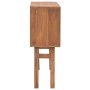 Mesa consola de madera maciza de teca 80x30x80 cm de vidaXL, Mesas auxiliares - Ref: Foro24-326135, Precio: 172,99 €, Descuen...