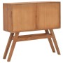 Mesa consola de madera maciza de teca 80x30x80 cm de vidaXL, Mesas auxiliares - Ref: Foro24-326135, Precio: 172,99 €, Descuen...