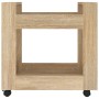 Sonoma oak plywood desk cart 60x45x60 cm by vidaXL, Cars and islands - Ref: Foro24-816603, Price: 46,37 €, Discount: %