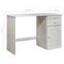 Escritorio con cajones de madera maciza de pino 110x50x74 cm de vidaXL, Escritorios - Ref: Foro24-325529, Precio: 161,03 €, D...