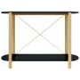 Black plywood console table 110x38x75 cm by vidaXL, Side tables - Ref: Foro24-345691, Price: 57,99 €, Discount: %