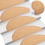 Self-adhesive sisal stair mat 15 units orange 65x21x4cm by vidaXL, Stair mats - Ref: Foro24-326877, Price: 98,34 €, Discount: %