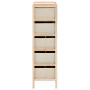 Shelves with 5 fabric baskets 2 units beige cedar wood by vidaXL, Lockers and storage cabinets - Ref: Foro24-276232, Price: 7...