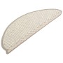 Self-adhesive sisal stair mat 15 pcs beige 65x21x4 cm by vidaXL, Stair mats - Ref: Foro24-326870, Price: 92,64 €, Discount: %