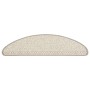 Alfombrilla autoadhesiva escalera sisal 15 uds beige 65x21x4 cm de vidaXL, Alfombrillas para escalones - Ref: Foro24-326870, ...