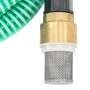 Suction hose with brass connectors PVC green 29 mm 3 m by vidaXL, Garden hoses - Ref: Foro24-151038, Price: 40,00 €, Discount: %