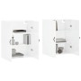 Wall cabinet 2 units glossy white 69.5x34x90 cm by vidaXL, Sideboards - Ref: Foro24-3195597, Price: 140,84 €, Discount: %