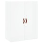 Armario de pared 2 unidades blanco brillante 69,5x34x90 cm de vidaXL, Aparadores - Ref: Foro24-3195597, Precio: 139,99 €, Des...