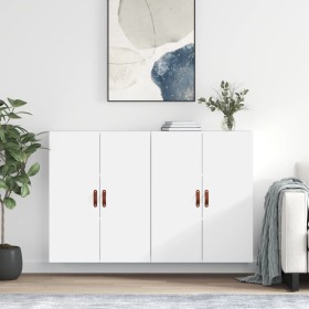 Wall cabinets 2 units white 69.5x34x90 cm by vidaXL, Sideboards - Ref: Foro24-3195595, Price: 144,16 €, Discount: %