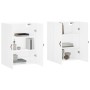 Armarios de pared 2 unidades blanco 69,5x34x90 cm de vidaXL, Aparadores - Ref: Foro24-3195595, Precio: 150,05 €, Descuento: %