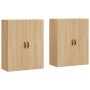 Wall cabinet 2 units Sonoma oak 69.5x34x90 cm by vidaXL, Sideboards - Ref: Foro24-3195598, Price: 145,43 €, Discount: %