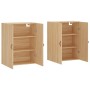 Wall cabinet 2 units Sonoma oak 69.5x34x90 cm by vidaXL, Sideboards - Ref: Foro24-3195598, Price: 145,43 €, Discount: %