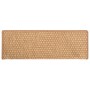 Alfombrilla autoadhesiva escalera sisal 15uds naranja 65x21x4cm de vidaXL, Alfombrillas para escalones - Ref: Foro24-326889, ...