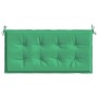 Garden bench cushion Oxford fabric green 120x50x3 cm by vidaXL, Cushions for chairs and sofas - Ref: Foro24-43206, Price: 22,...