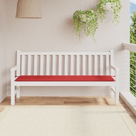 Garden bench cushion in red Oxford fabric 180x50x3 cm by vidaXL, Cushions for chairs and sofas - Ref: Foro24-43212, Price: 20...