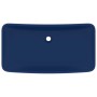 Luxury rectangular matte dark blue ceramic washbasin 71x38 cm by vidaXL, Sinks - Ref: Foro24-146957, Price: 117,61 €, Discoun...