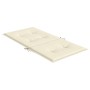 Cojín silla jardín respaldo bajo 4 uds tela Oxford crema de vidaXL, Cojines para sillas y sofás - Ref: Foro24-47553, Precio: ...