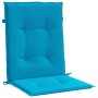 Cojín silla jardín respaldo bajo 2 uds tela Oxford azul de vidaXL, Cojines para sillas y sofás - Ref: Foro24-47554, Precio: 4...