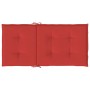 Cojín silla jardín respaldo bajo 4 uds tela Oxford rojo de vidaXL, Cojines para sillas y sofás - Ref: Foro24-47559, Precio: 6...