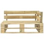 Eckpalettenbank für Holzgarten von vidaXL, Gartenbänke - Ref: Foro24-44695, Preis: 90,35 €, Rabatt: %