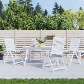 Gartenstuhlkissen 4 Stück grauer Stoff 40x40x3 cm von vidaXL, Kissen für Stühle und Sofas - Ref: Foro24-47589, Preis: 30,99 €...