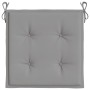 Cojines de silla de jardín 4 uds tela gris 40x40x3 cm de vidaXL, Cojines para sillas y sofás - Ref: Foro24-47589, Precio: 32,...