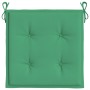 Cojines de silla de jardín 4 uds tela verde 40x40x3 cm de vidaXL, Cojines para sillas y sofás - Ref: Foro24-47592, Precio: 31...