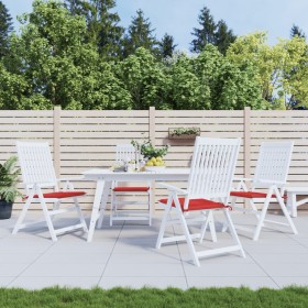 Gartenstuhl Kissen 4 Stück roter Stoff 40x40x3 cm von vidaXL, Kissen für Stühle und Sofas - Ref: Foro24-47593, Preis: 36,99 €...