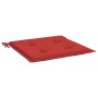 Cojines de silla de jardín 4 uds tela rojo 40x40x3 cm de vidaXL, Cojines para sillas y sofás - Ref: Foro24-47593, Precio: 36,...