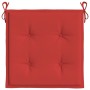 Cojines de silla de jardín 4 uds tela rojo 40x40x3 cm de vidaXL, Cojines para sillas y sofás - Ref: Foro24-47593, Precio: 36,...