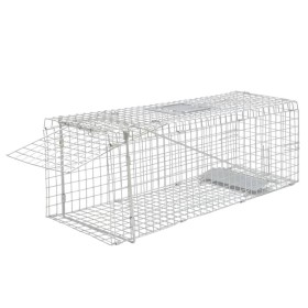 Galvanized live animal trap 80 cm by vidaXL, Animal traps - Ref: Foro24-170237, Price: 41,99 €, Discount: %