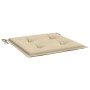 Gartenstuhlkissen 4 Stück beige Stoff 40x40x3 cm von vidaXL, Kissen für Stühle und Sofas - Ref: Foro24-47596, Preis: 36,74 €,...